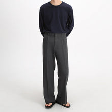 Load image into Gallery viewer, RT No. 2526 DRAPES STRAIGHT WIDE PANTS
