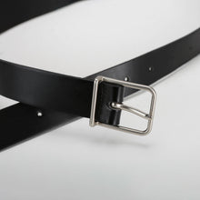 Load image into Gallery viewer, BLACK BUCKLE BELT
