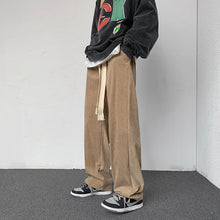 Load image into Gallery viewer, RT No. 5138 CORDUROY DRAWSTRING WIDE STRAIGHT SWEATPANTS
