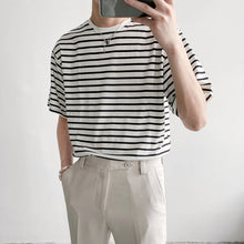 Load image into Gallery viewer, RT No. 4445 STRIPED HALF SLEEVE SHIRT
