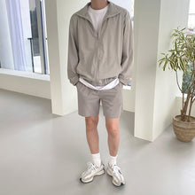 Load image into Gallery viewer, RT No. 4372 SPORT ZIP-UP JK &amp; SHORTS (TOP &amp; BOTTOM)
