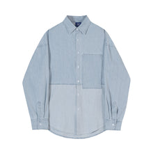 Load image into Gallery viewer, RT No. 4200 DENIM TWO TONE COLLAR SHIRT
