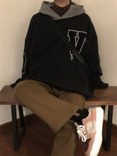 Load image into Gallery viewer, RT No. 3243 TWO-TONE EMBROIDERED HOODIE
