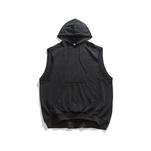 Load image into Gallery viewer, RT No. 5317 WASHED BLACK HOODED VEST
