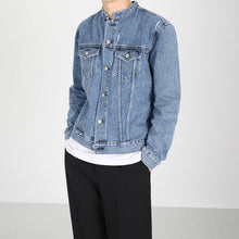 Load image into Gallery viewer, RT No. 2532 CHINESE COLLAR DENIM JK
