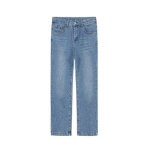 Load image into Gallery viewer, RT No. 4380 BLUE ANKLE STRAIGHT JEANS
