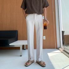 Load image into Gallery viewer, RT No. 4375 DRAPE STRAIGHT CASUAL PANTS
