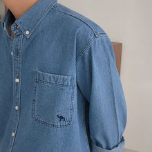 Load image into Gallery viewer, RT No. 4083 DENIM COLLAR SHIRT
