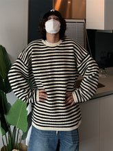 Load image into Gallery viewer, RT No. 5439 KNITTED WEAVE STRIPED SWEATER
