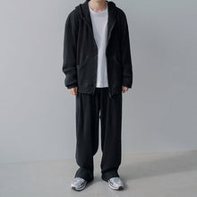 Load image into Gallery viewer, RT No. 2531 PLEATED ZIP-UP HOODIE
