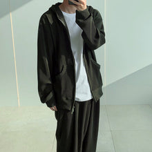 Load image into Gallery viewer, RT No. 2531 PLEATED ZIP-UP HOODIE
