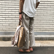 Load image into Gallery viewer, RT No. 4379 LIGHT KHAKI LINEN CASUAL PANTS
