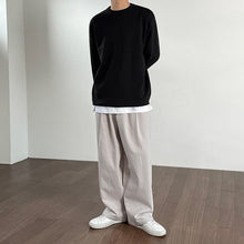 Load image into Gallery viewer, RT No. 5284 CASUAL WIDE STRAIGHT RETRO STYLED PANTS
