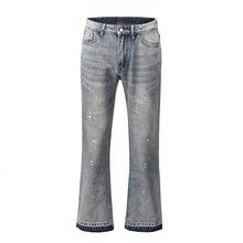 Load image into Gallery viewer, RT No. 1566 FLARED SPLASH INK JEANS
