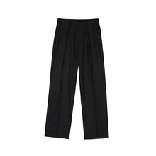 Load image into Gallery viewer, RT No. 3157 BLACK WIDE STRAIGHT PANTS
