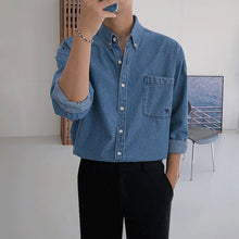 Load image into Gallery viewer, RT No. 4083 DENIM COLLAR SHIRT
