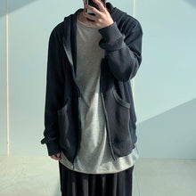 Load image into Gallery viewer, RT No. 2531 PLEATED ZIP-UP HOODIE
