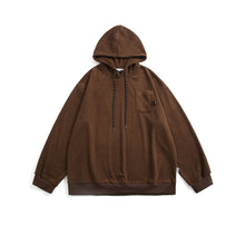 Load image into Gallery viewer, RT No. 5256 CORDUROY DRAWSTRING PULLOVER HOODIE
