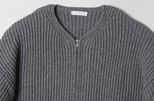 Load image into Gallery viewer, RT No. 4454 KNITTED ROUND-NECK CARDIGAN SWEATER
