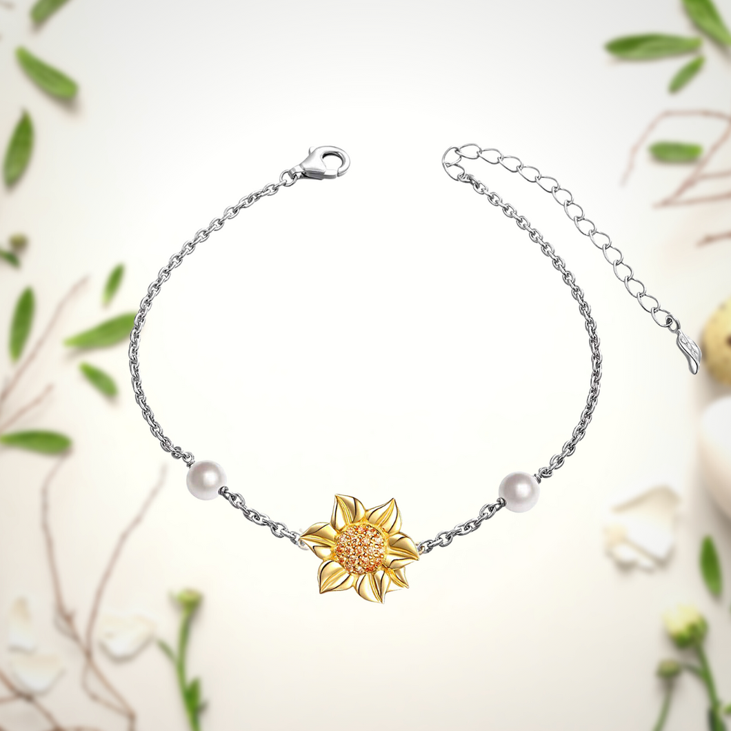 Sunflower on sale pendant bracelet