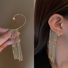 Load image into Gallery viewer, The Brielle Hanging Rope Cuff Earrings
