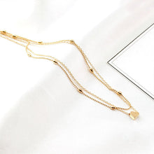 Load image into Gallery viewer, Kelsi Simple Love Layered Necklace
