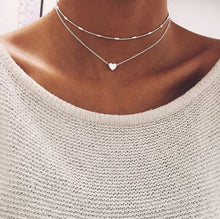 Load image into Gallery viewer, Kelsi Simple Love Layered Necklace
