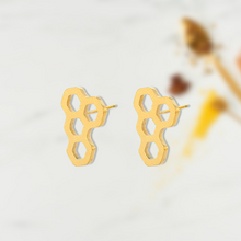 Load image into Gallery viewer, Honeycomb Earrings
