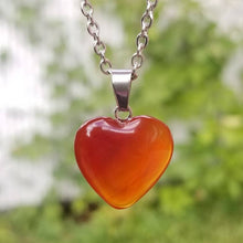 Load image into Gallery viewer, ® Heart Carnelian Pendant Necklace
