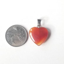 Load image into Gallery viewer, ® Heart Carnelian Pendant Necklace
